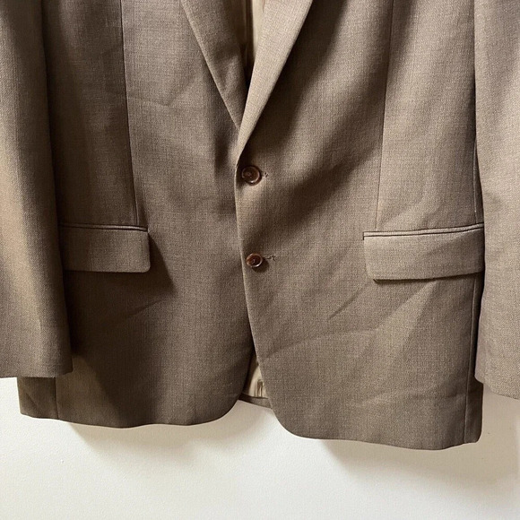Lauren Ralph Lauren Men's 44L Brown Blazer Sports Coat 2-Button Polyester Blend - Picture 8 of 12